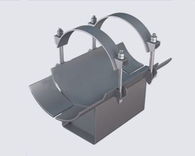 Опоры трубопроводов неподвижные (серия 4.903-10: 4 выпуск)