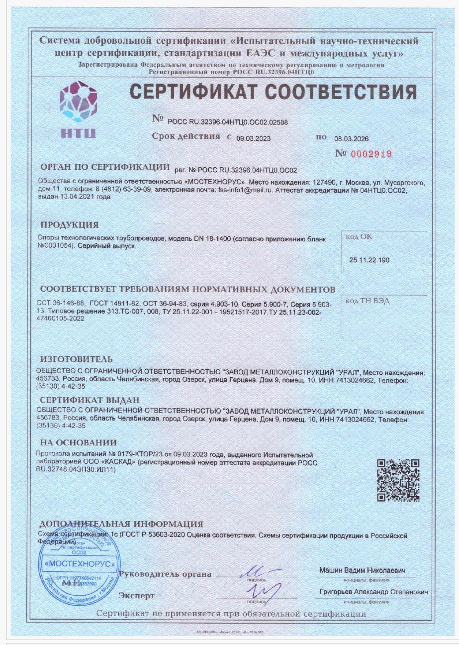 сертификат - Сертификат соответствия